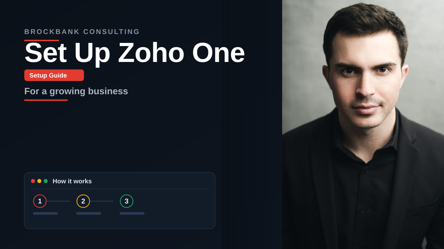 Set Up Zoho One for a Growing Business — Brockbank Consulting Zoho experts