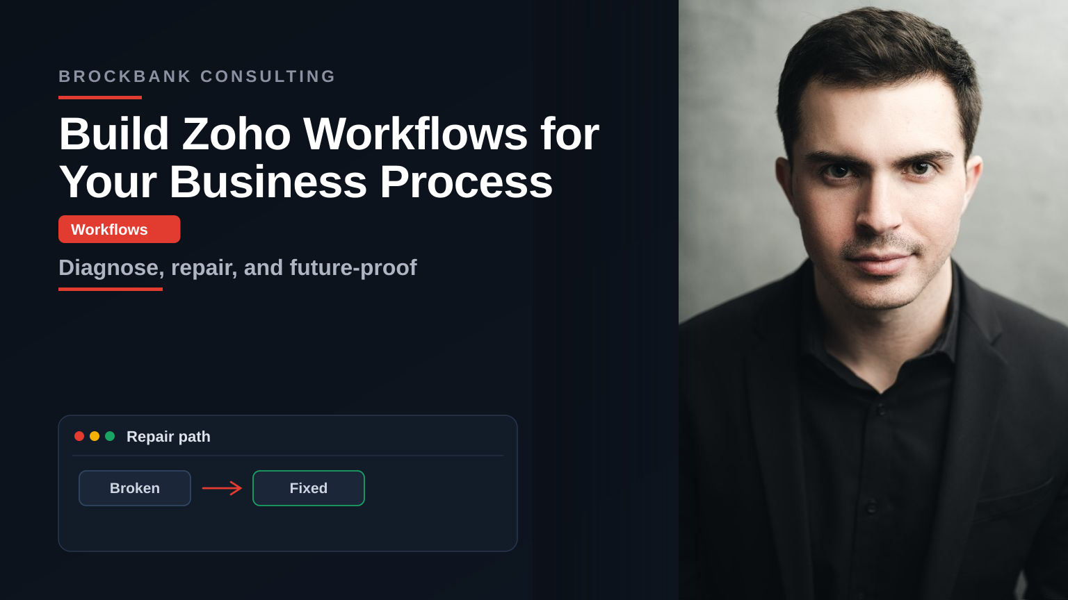 Build Zoho Workflows for Your Business Process — Brockbank Consulting Zoho experts