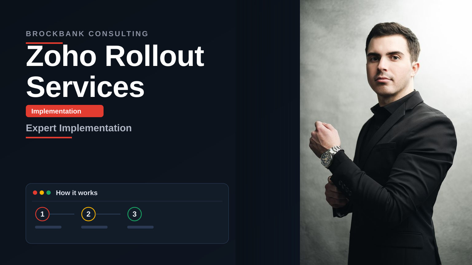 Zoho Rollout Services — Brockbank Consulting Zoho experts