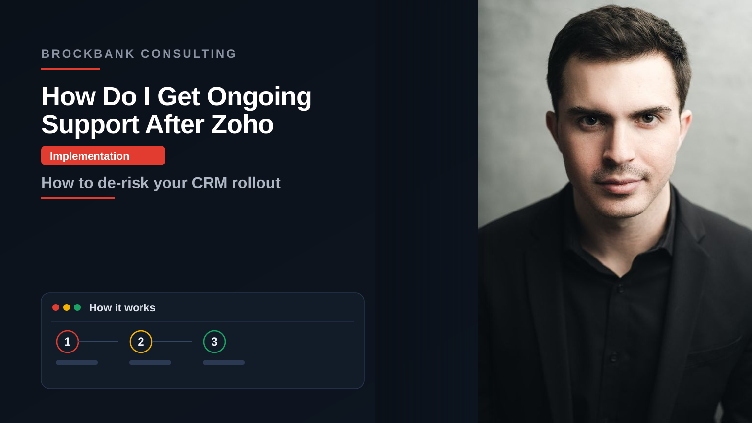 How Do I Get Ongoing Support After Zoho Implementation? — Brockbank Consulting Zoho experts