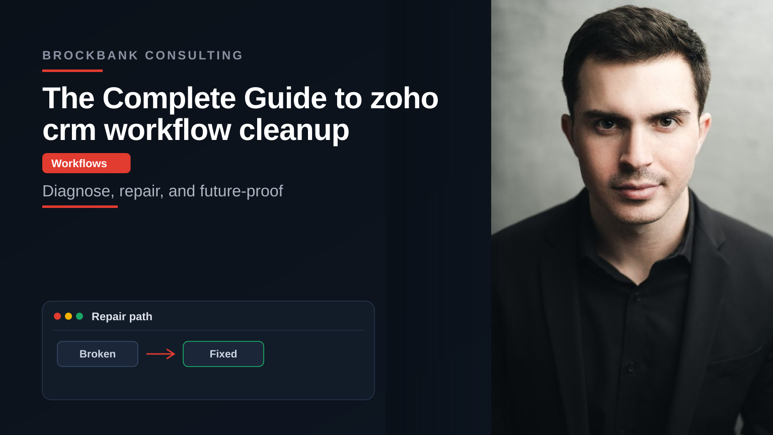 The Complete Guide to zoho crm workflow cleanup — Brockbank Consulting Zoho experts