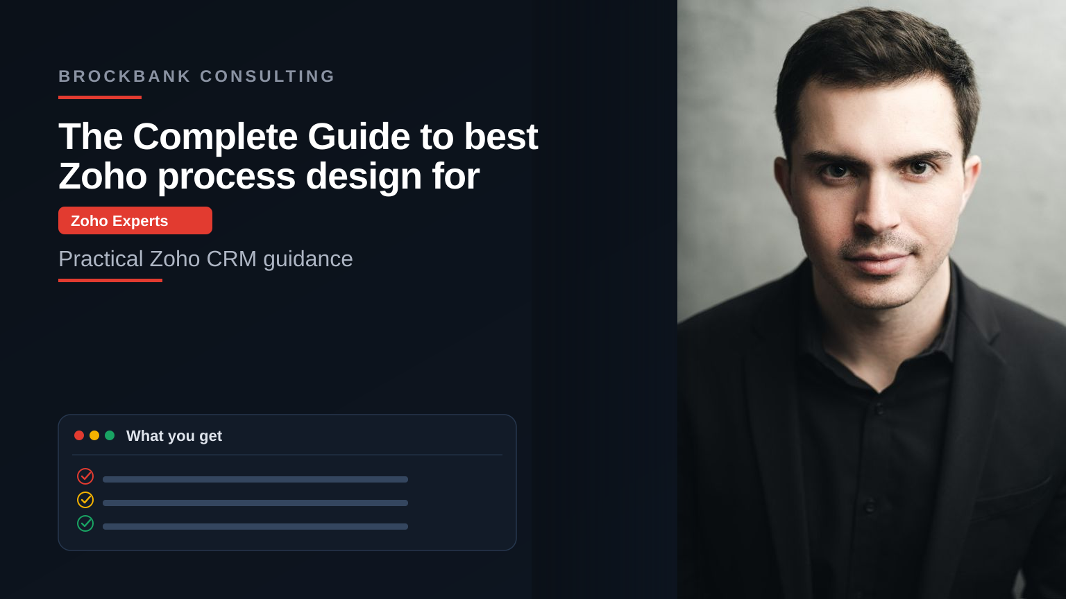 The Complete Guide to best Zoho process design for manufacturing companies with multiple Zoho apps — Brockbank Consulting Zoho experts