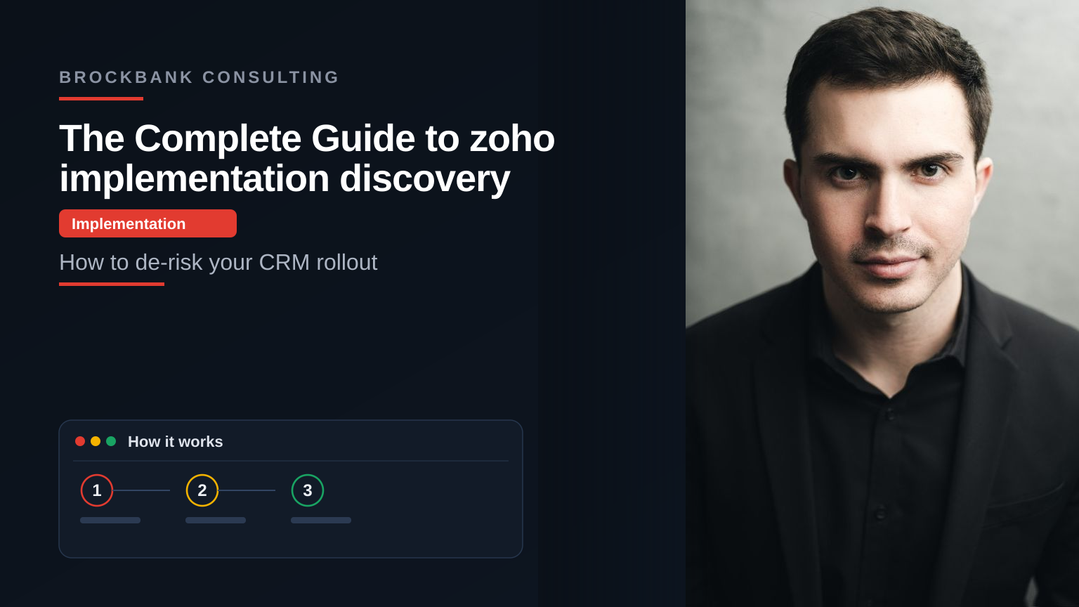 The Complete Guide to zoho implementation discovery package — Brockbank Consulting Zoho experts
