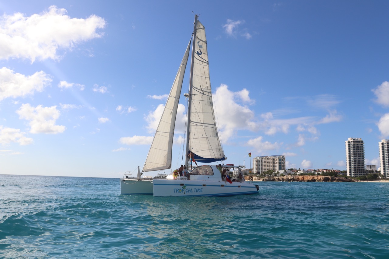 Tropical Time 6-Hour Catamaran Tour, St. Maarten