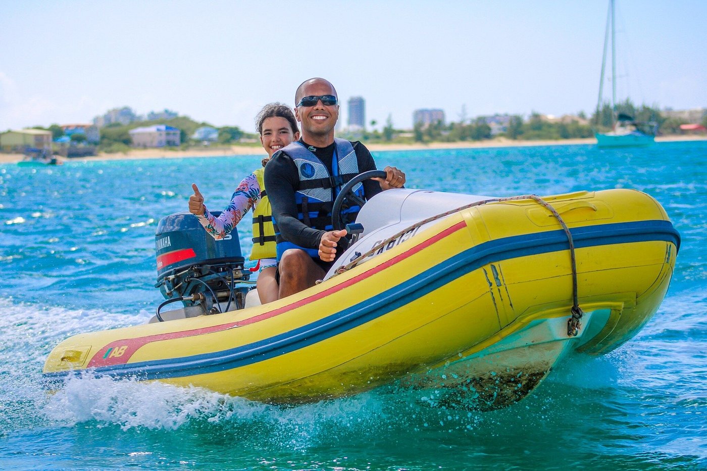 4-Hour Mini Speed Boat Snorkel & Lunch Tour SXM