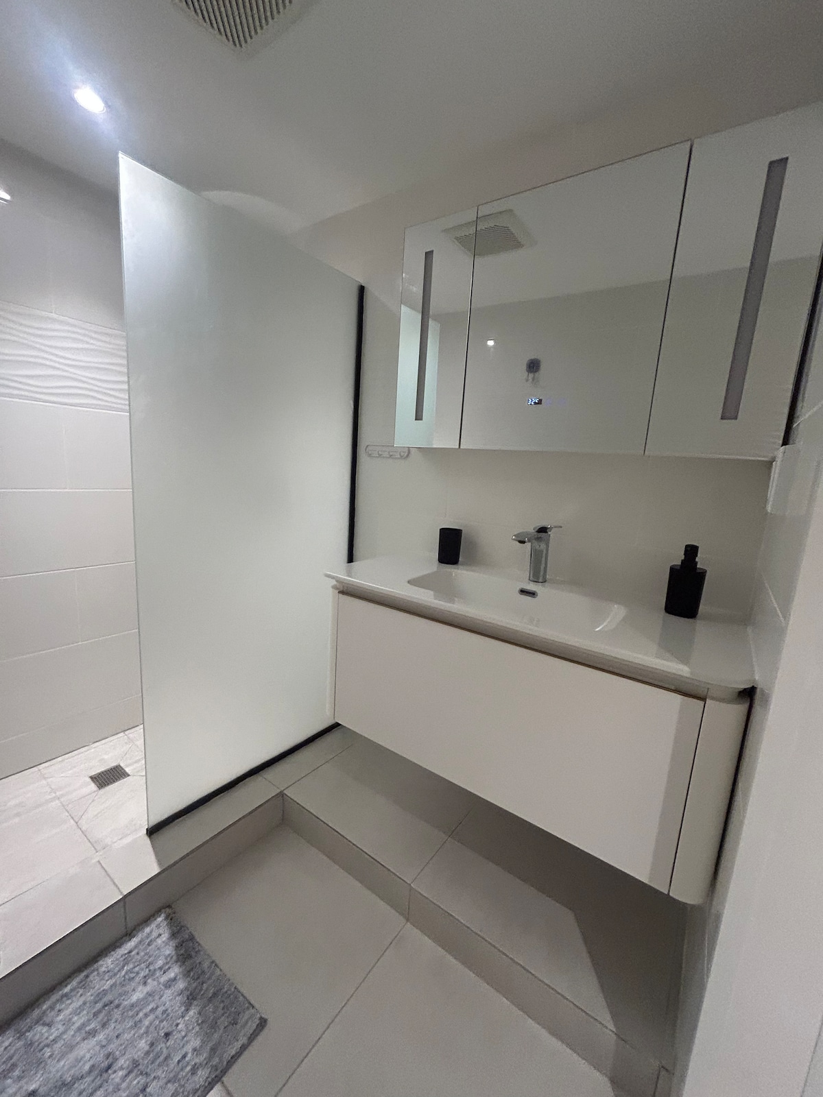 First bathroom with shower