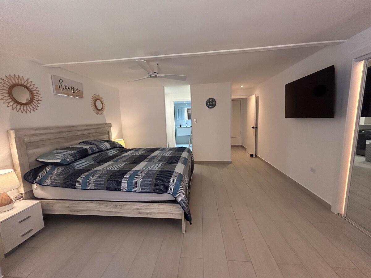 Master suite with walk-in closet