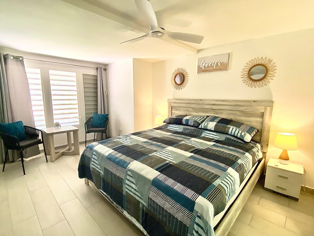Master king suite on the top floor