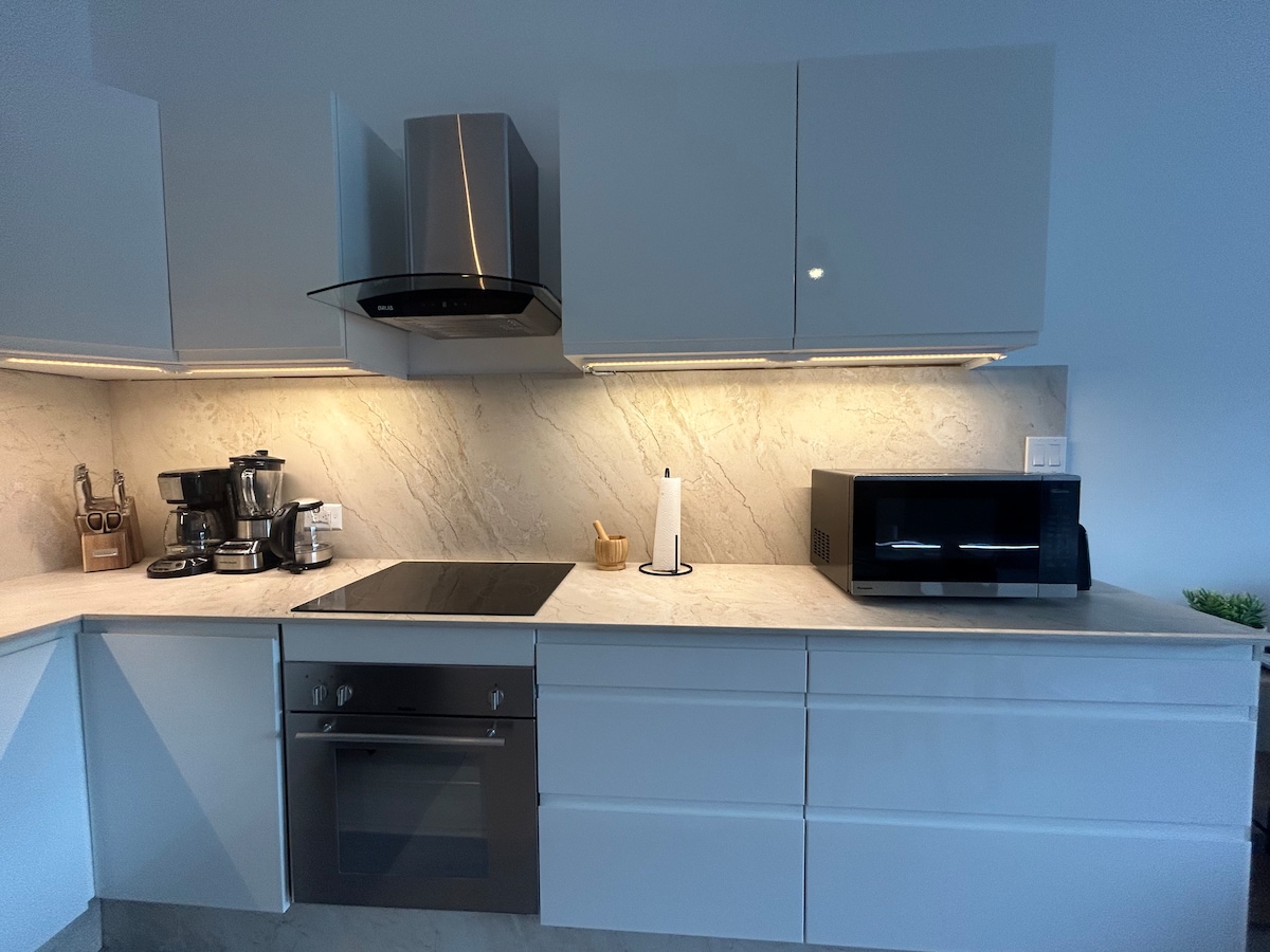 Kitchen with modern appliances