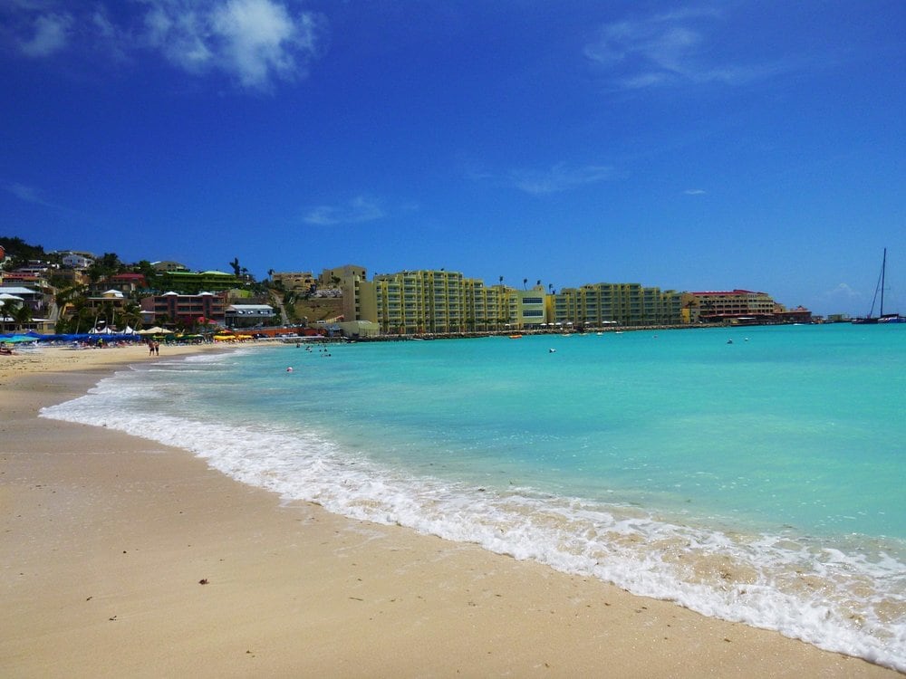 Kim Sha Beach, about a 15 minute walk