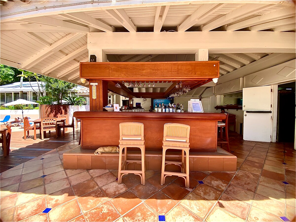 Resort pool and bar