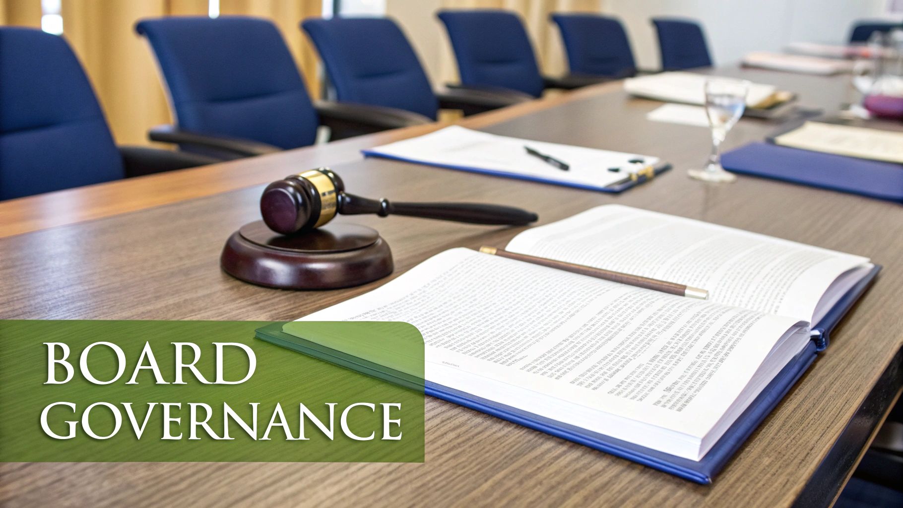 Board Governance and Conflict of Interest Policies