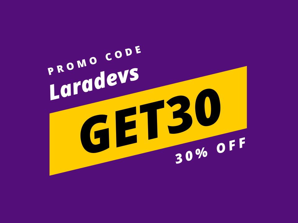 Laradevs Promo Code GET30