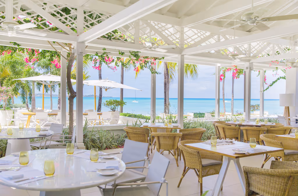 Jumby Bay Island, Oetker Collection dining