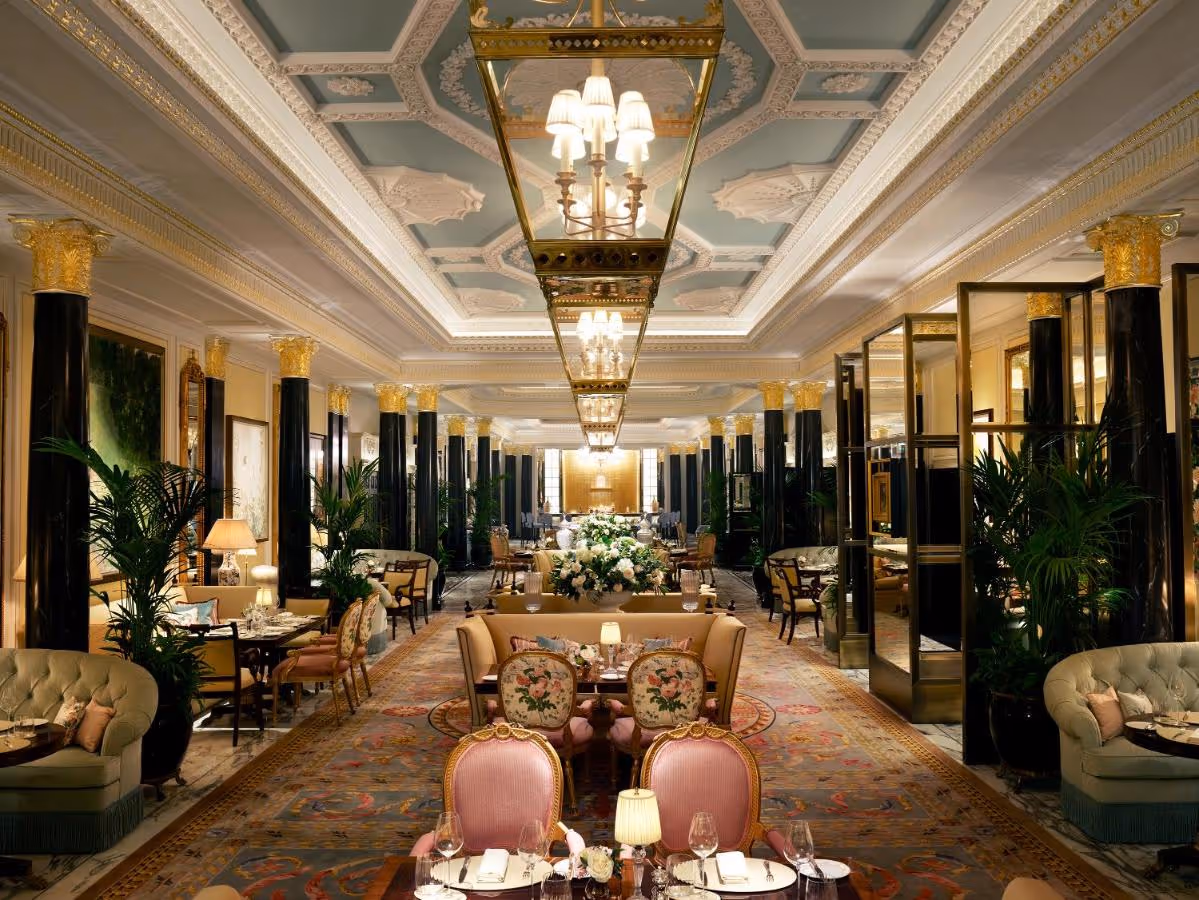 The Dorchester lobby