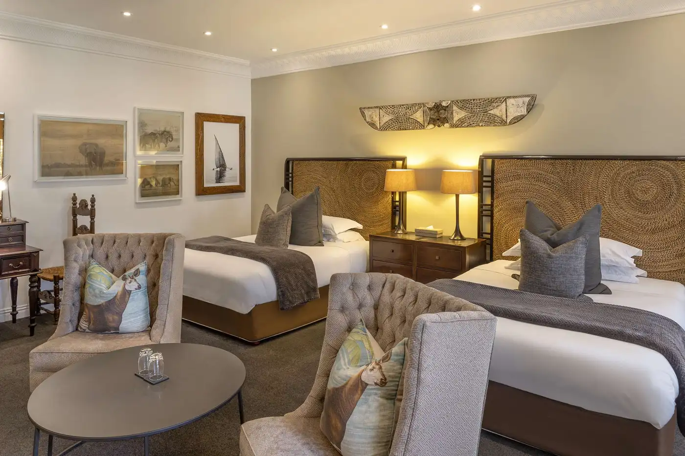 Hotel suite interior