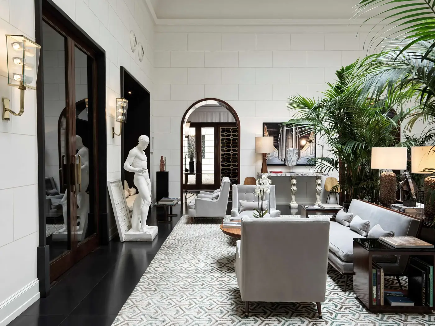 Hotel suite interior