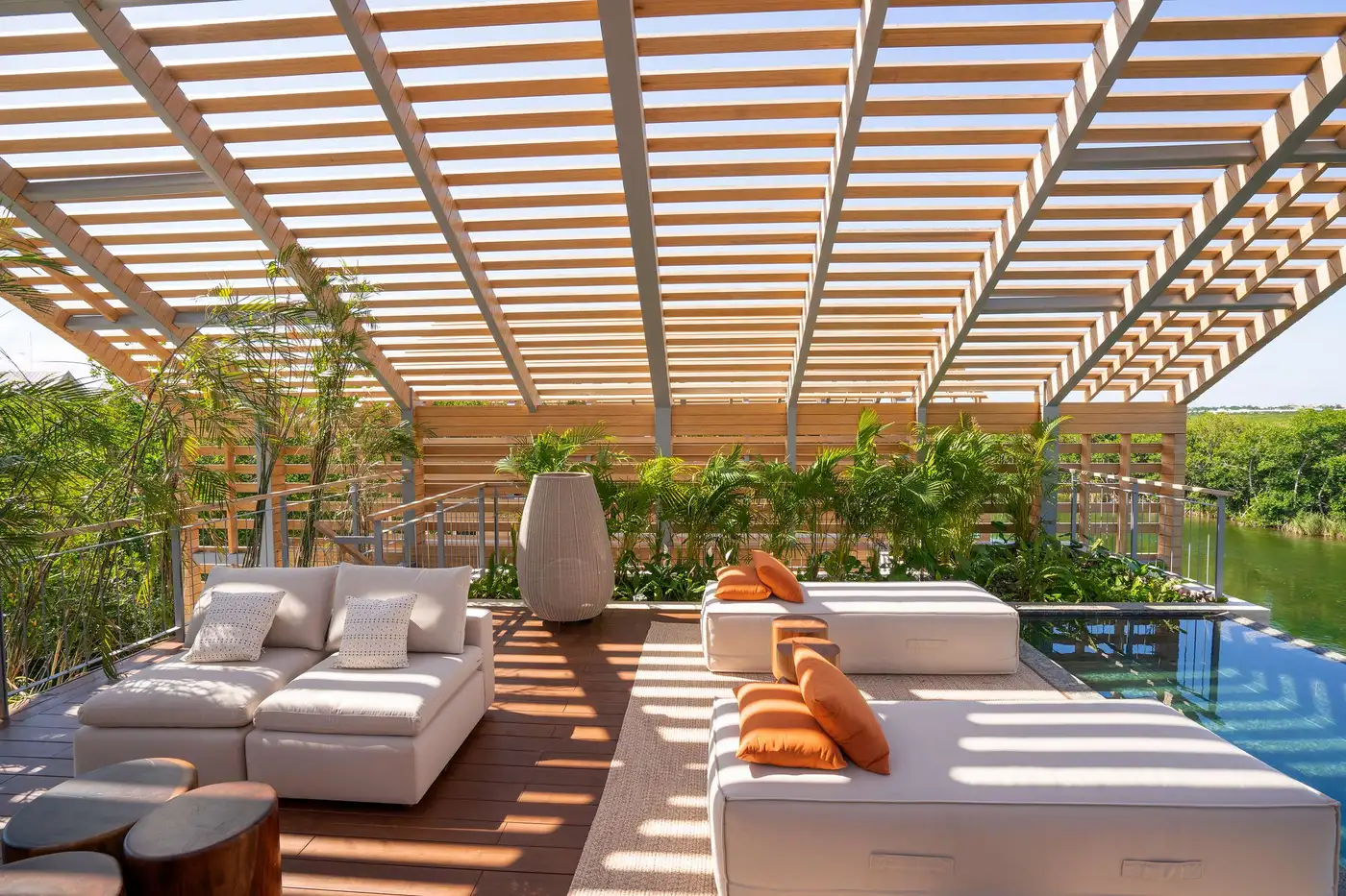 Hotel suite interior