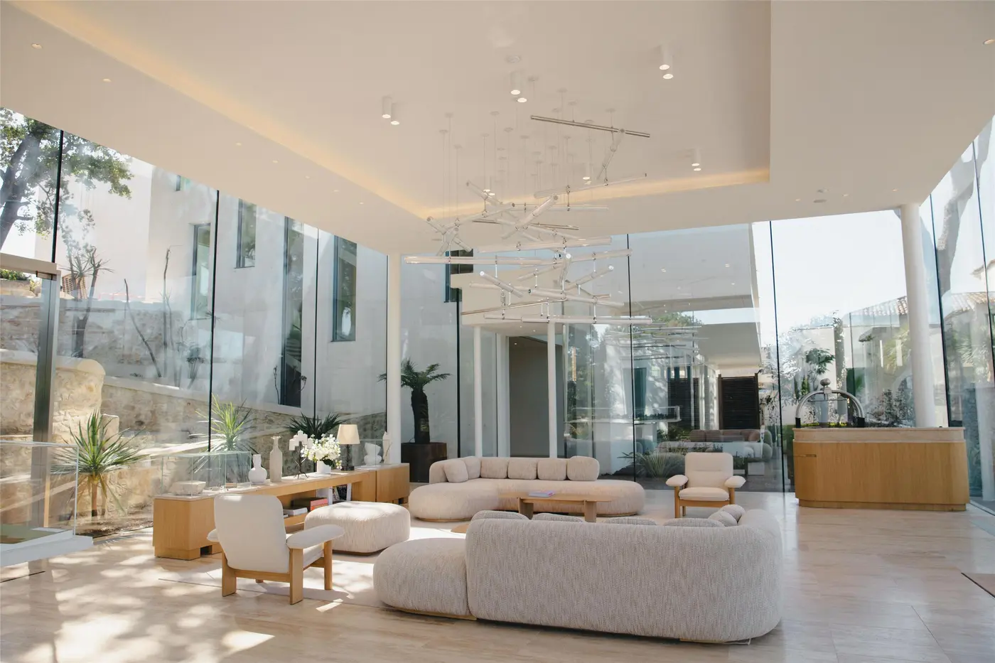 Hotel suite interior