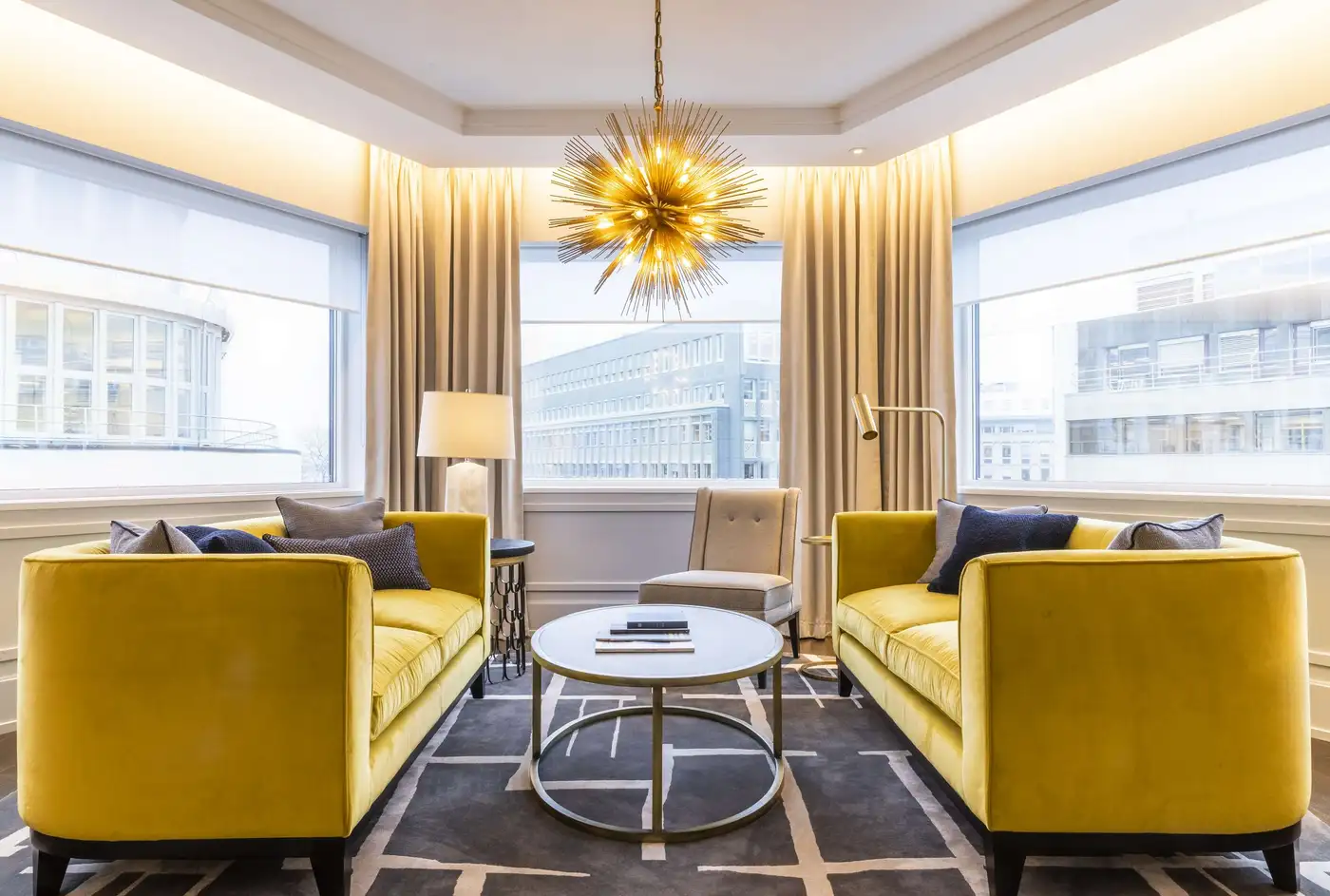 Hotel suite interior