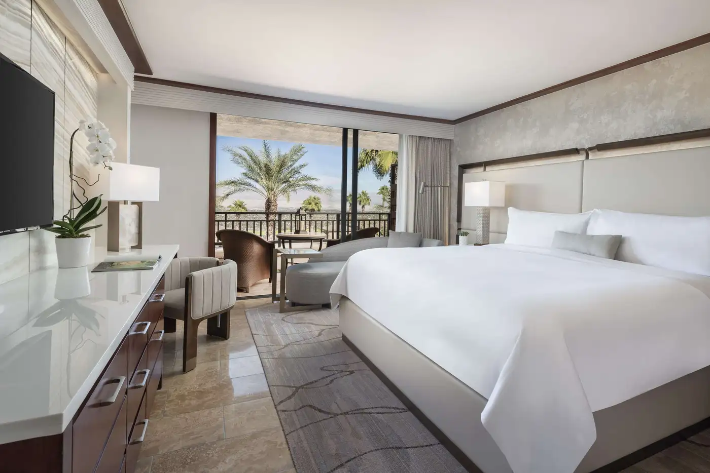 Hotel suite interior