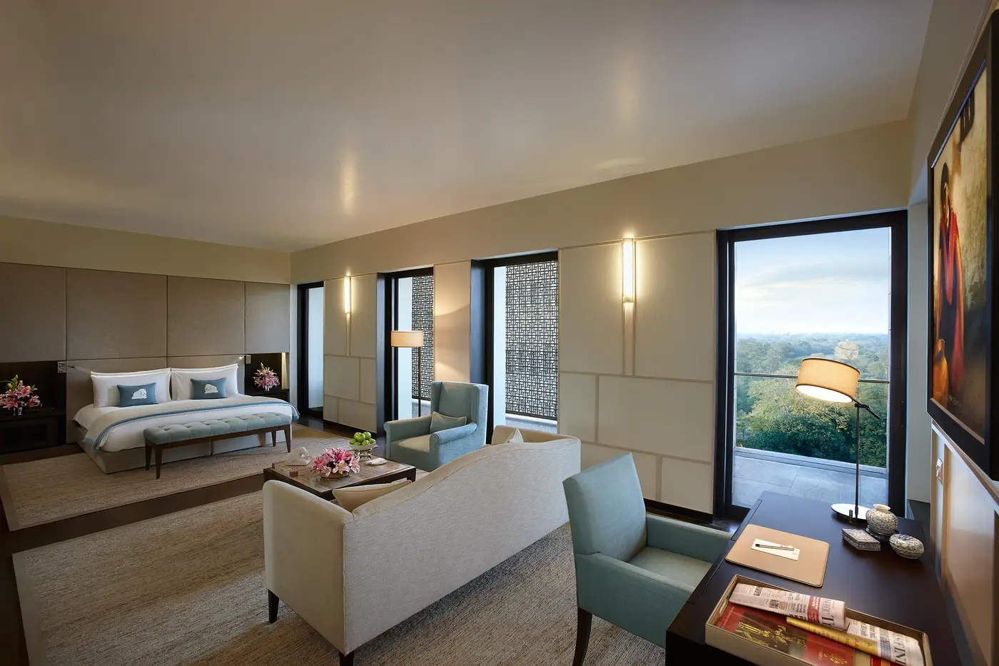 Hotel suite interior