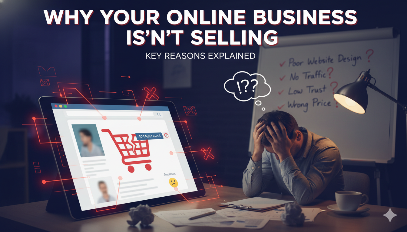 Why Your Online Business Isn't Selling: Key Reasons Explained