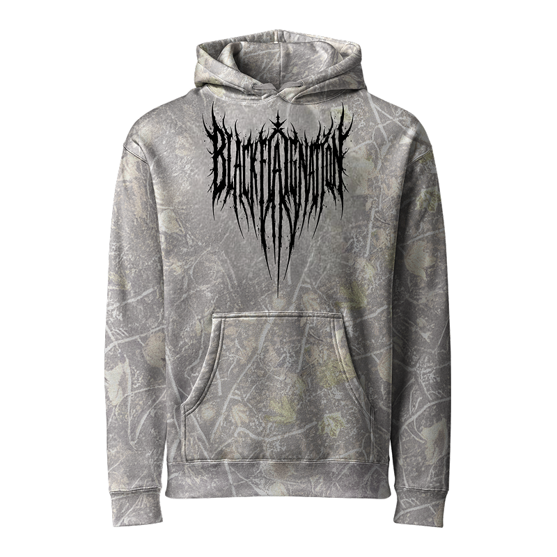 Black Flag Nation Metal Hoodie in Light Tree Camo