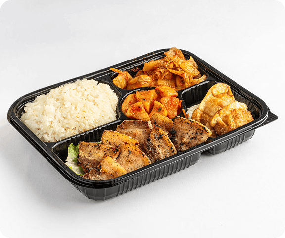 A KPOT St. Pete Pork Belly Bento Box