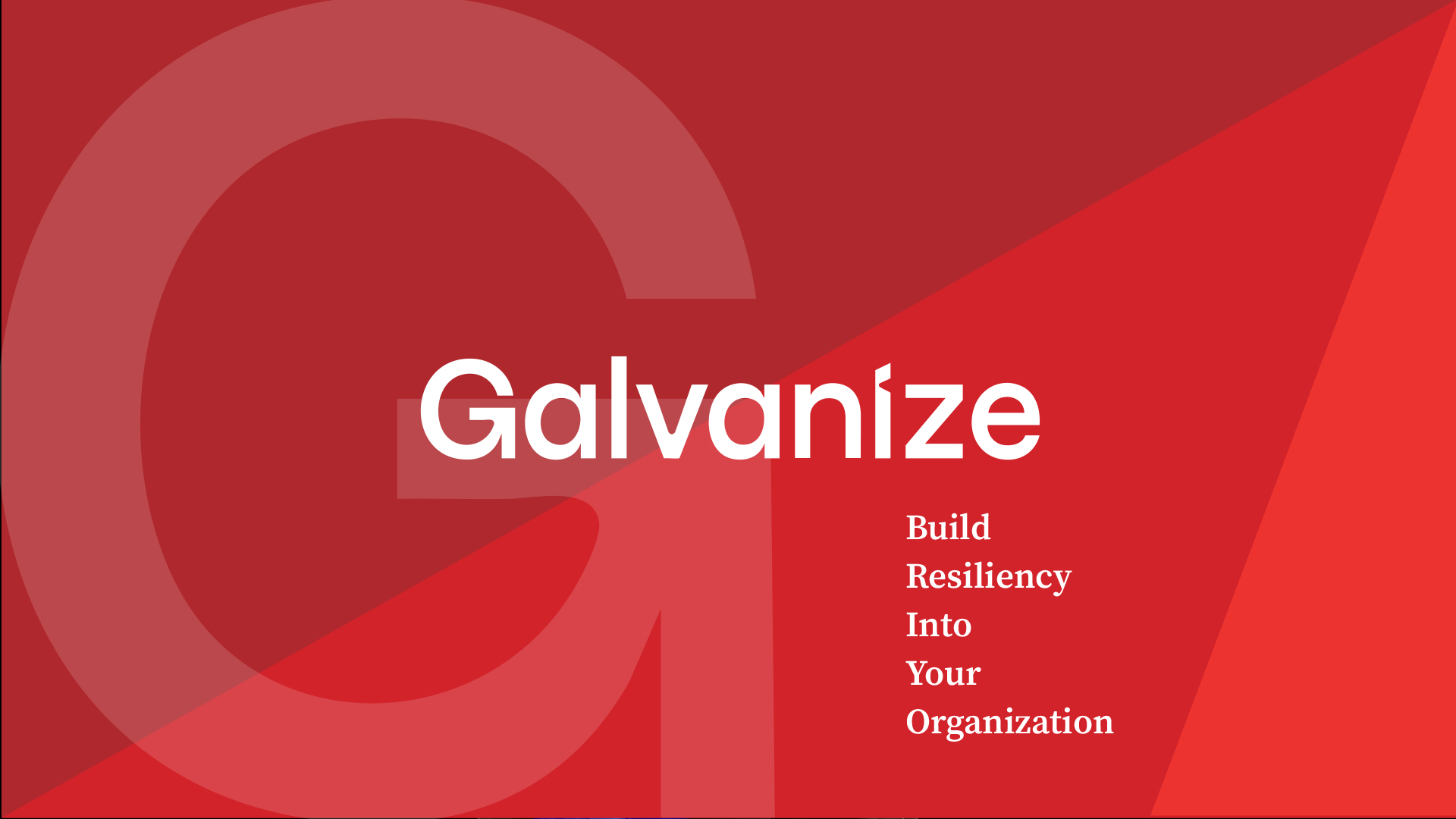 Galvanize
