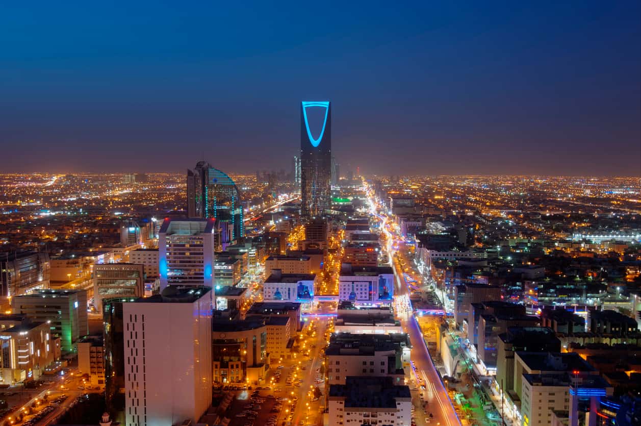Riyadh Saudi Arabia skyline — Saudization rate increase for project management professions from February 2027