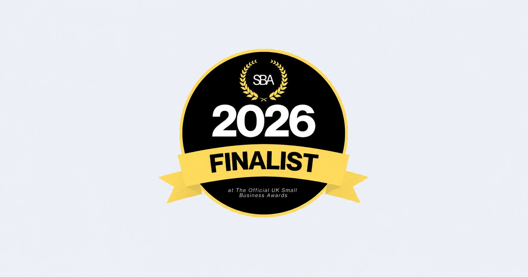 UK Small Business Awards 2026 finalist badge