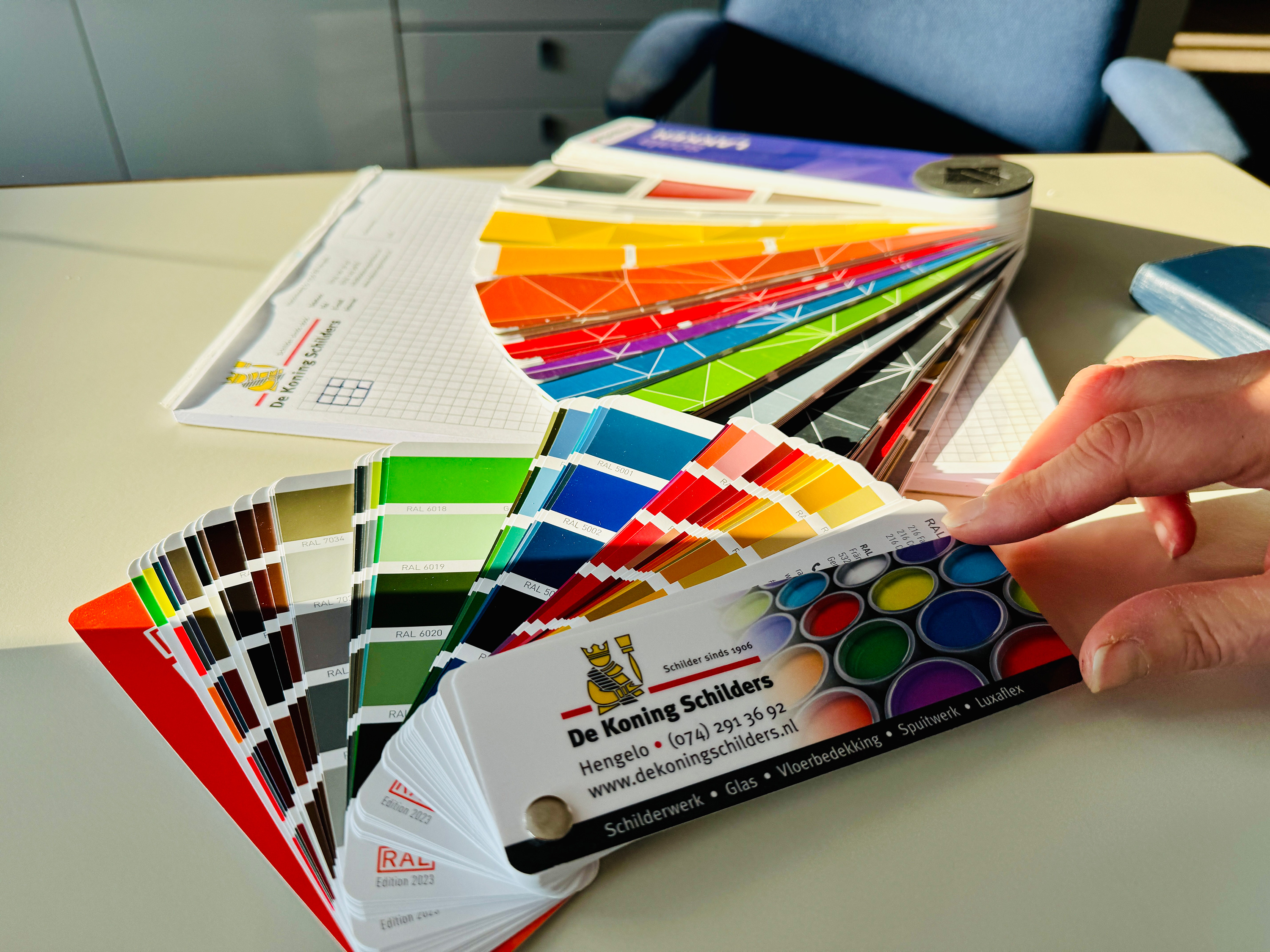 Kleurenwaaier De Koning Schilders