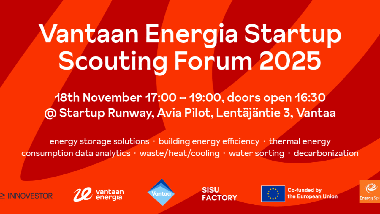 Vantaa Energy startup scouting forum 