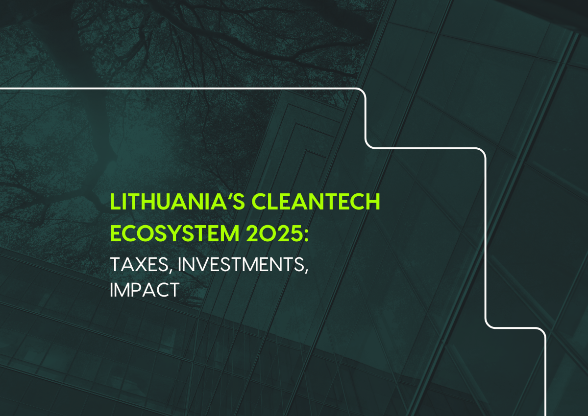 Lietuvos cleantech ekosistema 2025 m.
