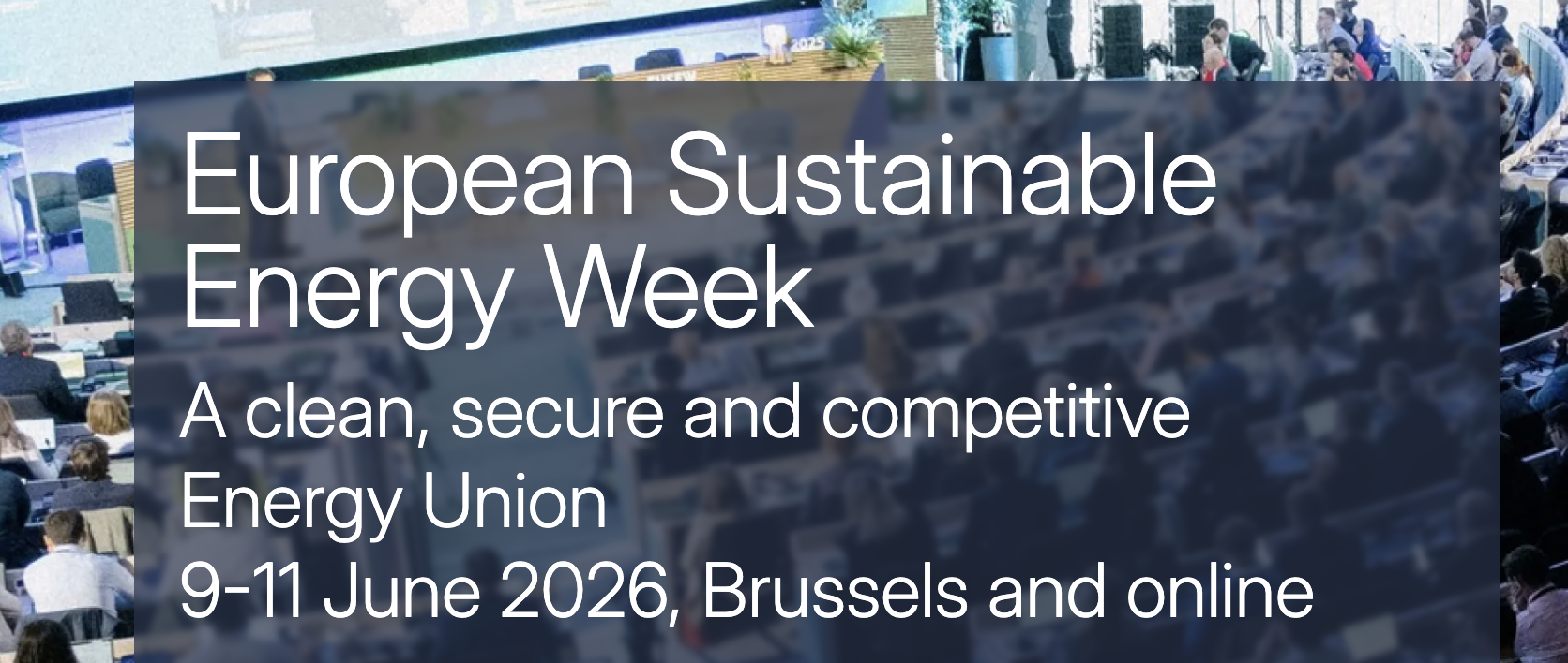 European Sustainable Energy Week
