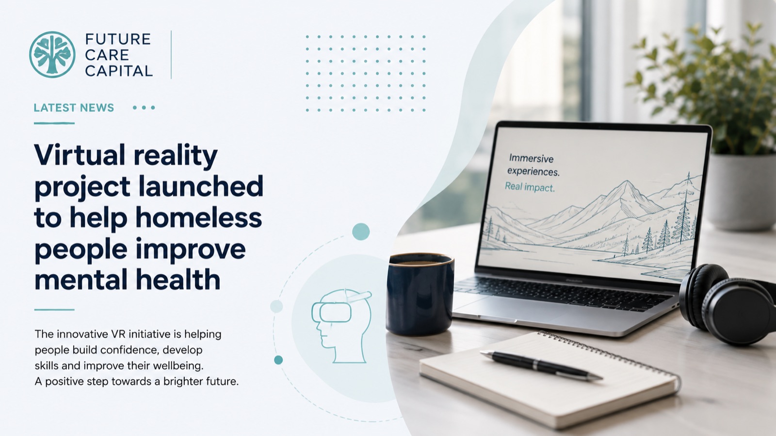 Virtual reality project launched to help homeless people improve mental health | Future Care Capital