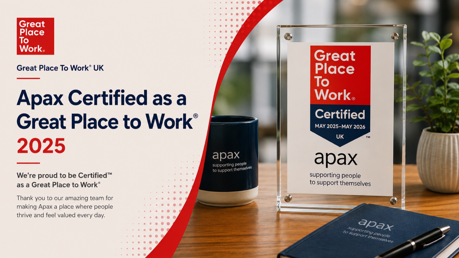 Apax Certified as a Great Place to Work 2025 | Great Place to Work UK