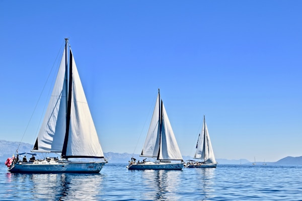 This photo was shot during sail week Croatia, near the beautiful island of Brač.