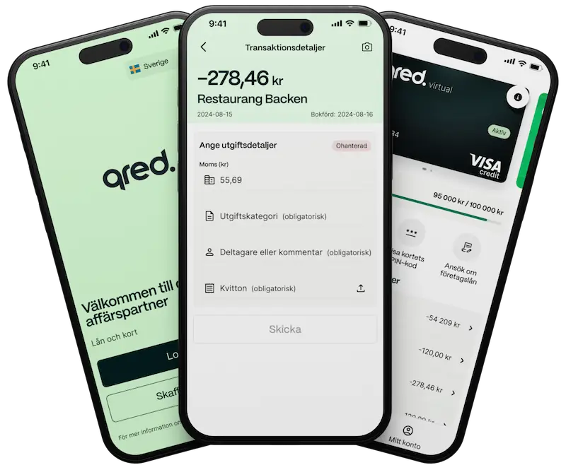 En nöjd sparare som har sparkonto fast hos Qred bank