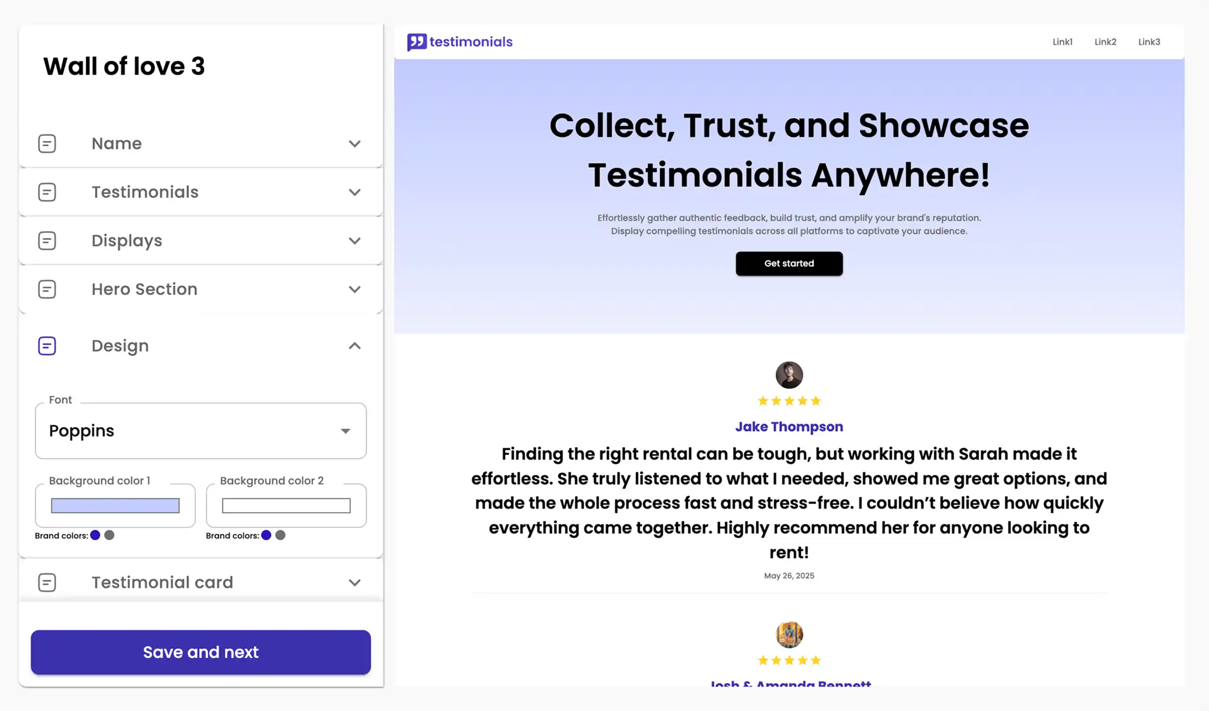 Dashboard mockup