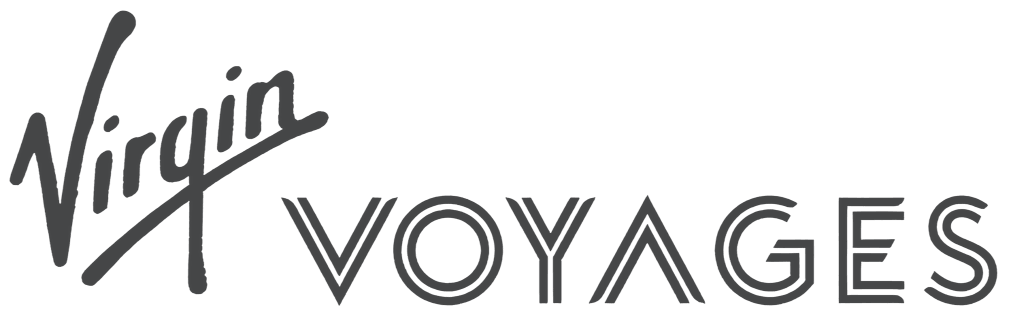 Virgin Voyages brand logo in stylized black text.