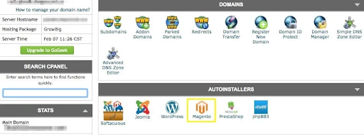 magento installation