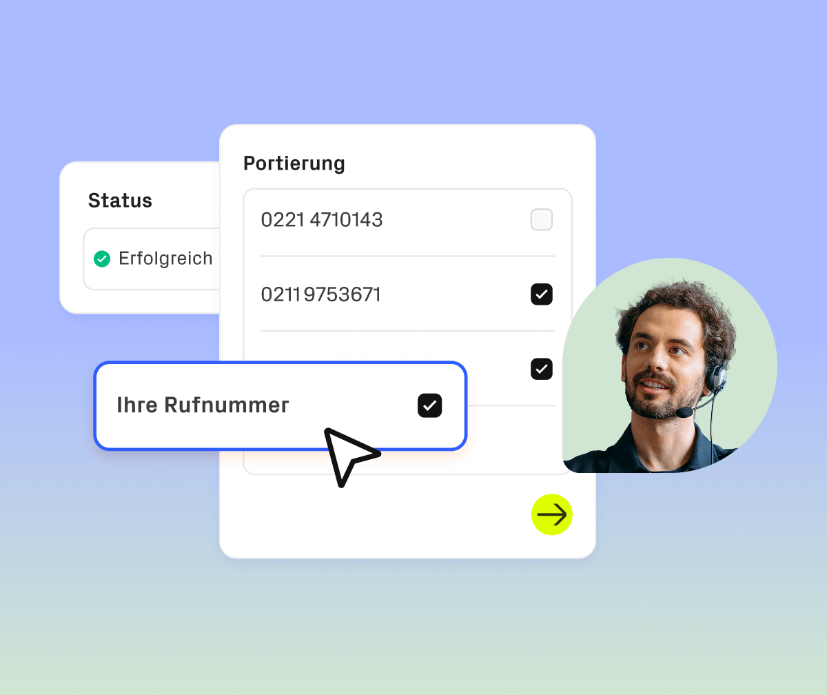 User portiert seine Rufnummer zu sipgate.