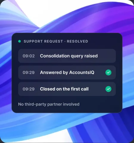 AccountsIQ vs Xledger: direct in-house UK and Ireland support