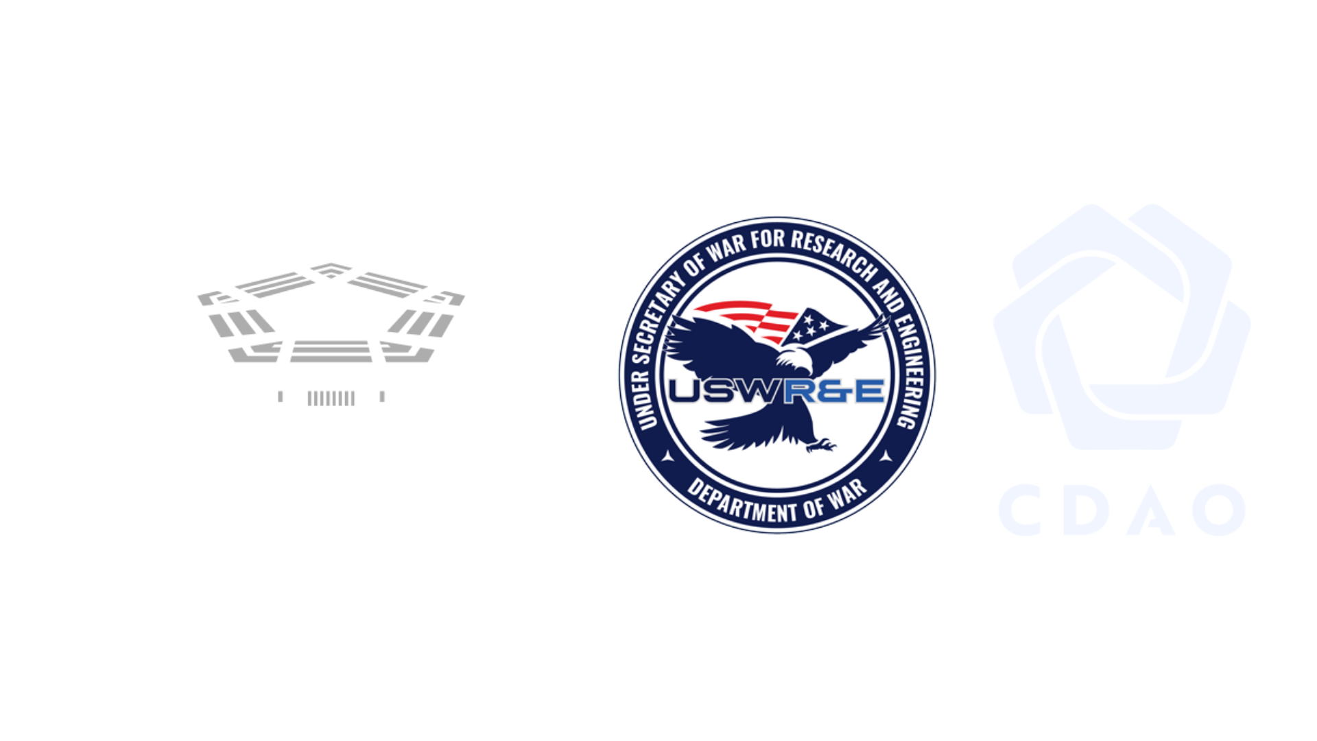 Department of War logo spread