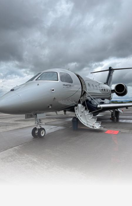 Location de jet privé Praetor 600 : Cannes Mandelieu avec Artheau Aviation