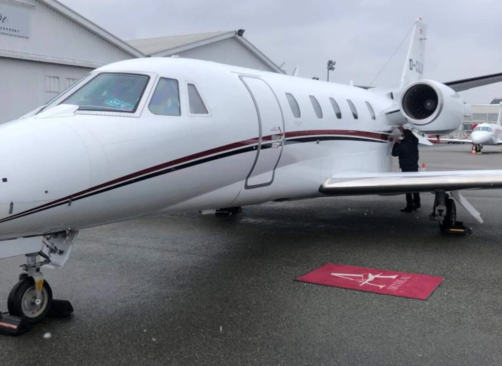 Citation XLS on the tarmac