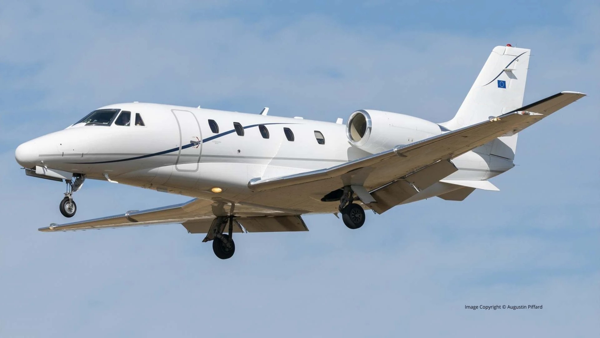 Citation XLS+ in flight