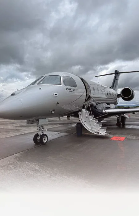 Business aviation cockpit above Portugal – Lisbon private flight